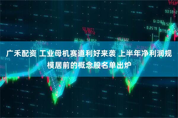 广禾配资 工业母机赛道利好来袭 上半年净利润规模居前的概念股名单出炉